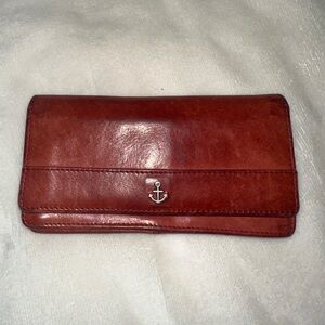 Women’s Harbour 2Nd Redish Brown Long Leather Wallet